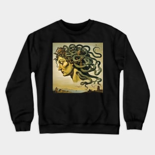 Medusa by Dali Crewneck Sweatshirt